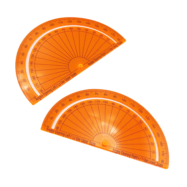 10cm 180°/360° Protector In Maths 