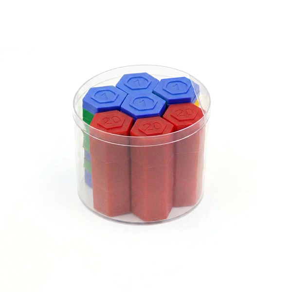54 Pcs Safety Plastic Math Toy Weights
