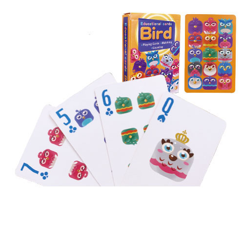 Math multiplication counting playing poker game cards
