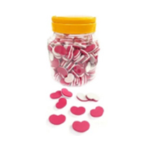 300Pcs Foam Two-sided Heart Counters