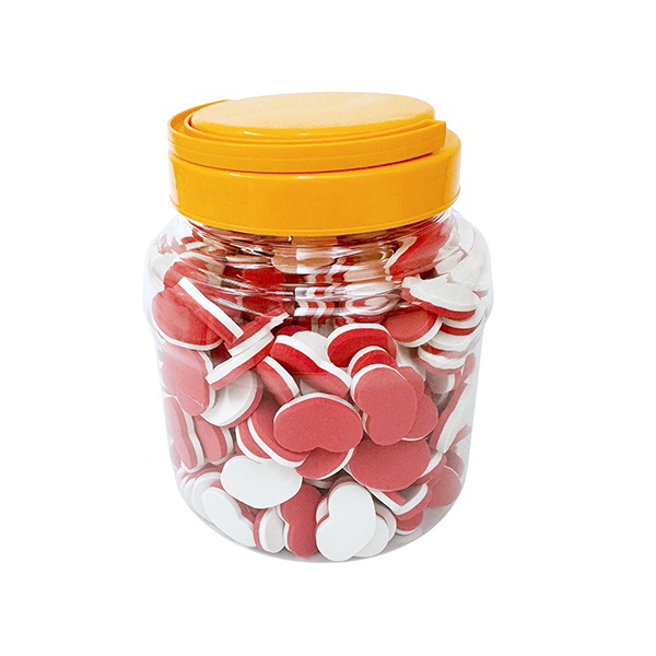 300Pcs Foam Two-sided Heart Counters