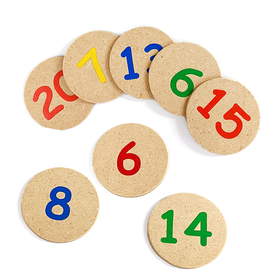 40Pcs Number Matching Game Set