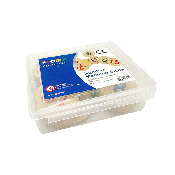 40Pcs Number Matching Game Set