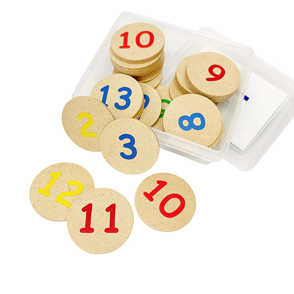 40Pcs Number Matching Game Set