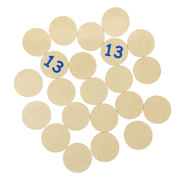 40Pcs Number Matching Game Set