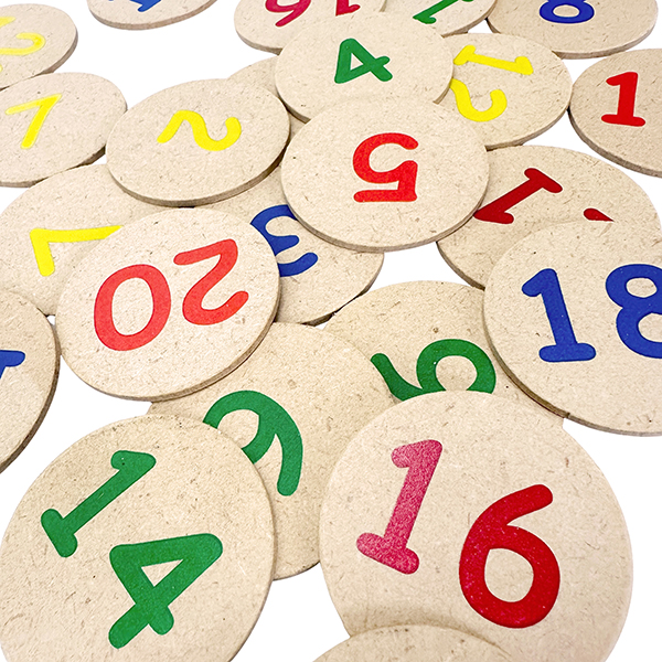 40Pcs Number Matching Game Set