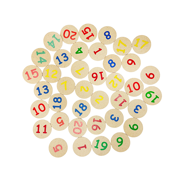 40Pcs Number Matching Game Set