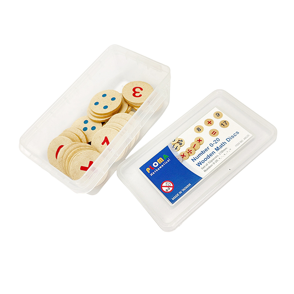 26Pcs Doule-Sided Number & Dot Math Set