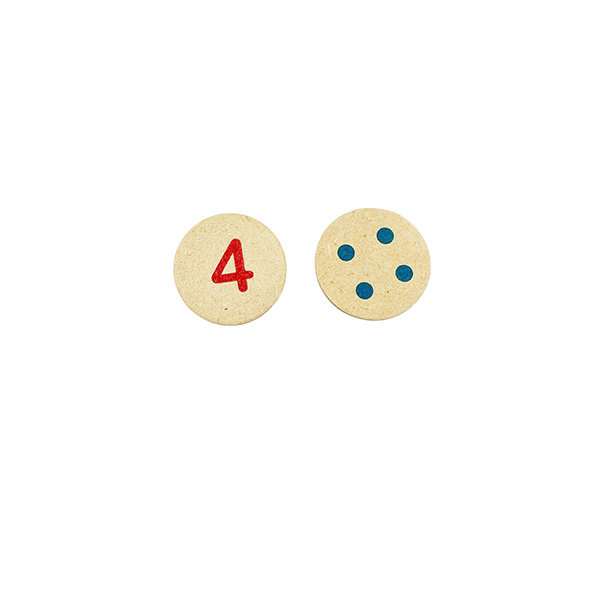 26Pcs Doule-Sided Number & Dot Math Set