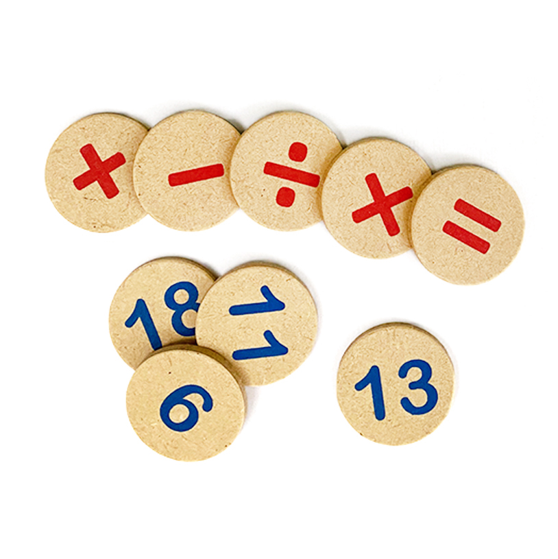 52Pcs Doule-Sided Math Operations Set