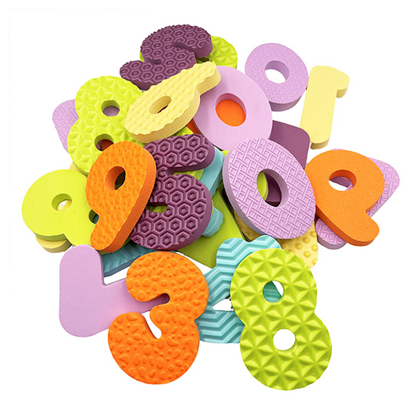 30 Pcs 6cm 0-9 Sensory Foam Numbers