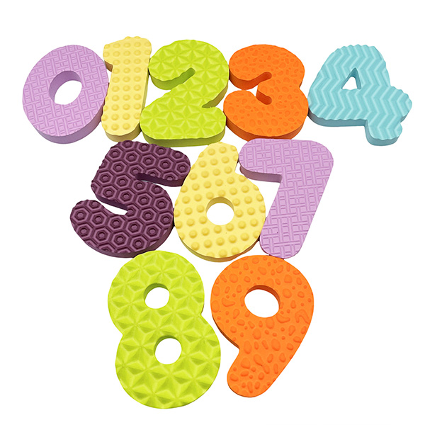 30 Pcs 6cm 0-9 Sensory Foam Numbers