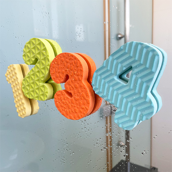 30 Pcs 6cm 0-9 Sensory Foam Numbers