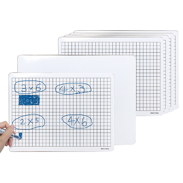 22x30cm 1cm Square Lined Whiteboard for Student