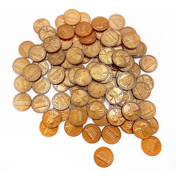 100Pcs USD 1 Cent Play Money Coins Set PLOMA
