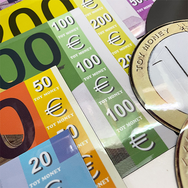 15 pièces d'argent magnétique Jumbo Euro