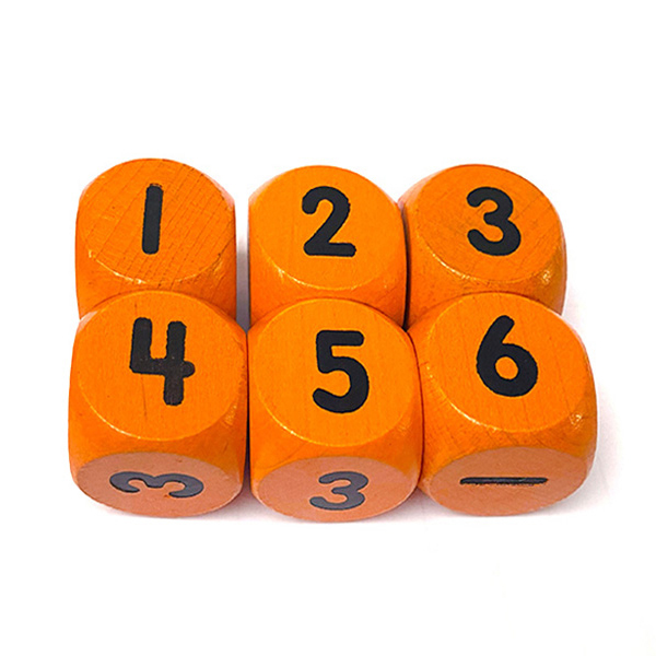 100 Pcs 1~6 Math Games Dice Set