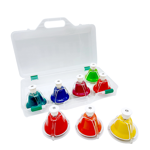 8 Pcs 8-Note Hand Percussion Desk Bells Set