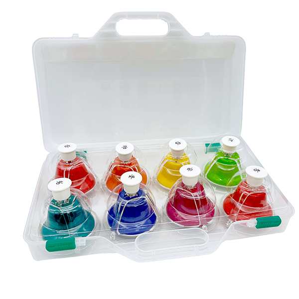 8 Pcs 8-Note Hand Percussion Desk Bells Set