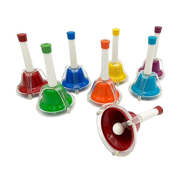 8 Tones Hand & Table Kid Table Bell Set