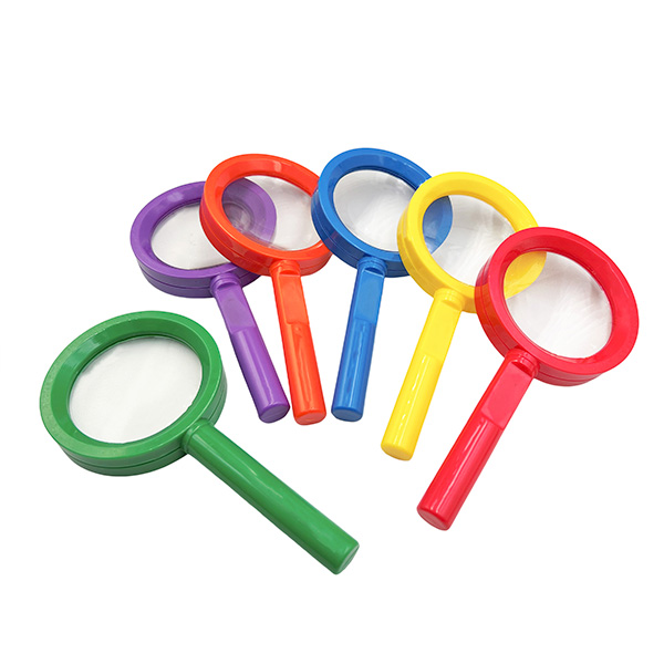 6 Pcs Group Plastic Magnifying Glass Set