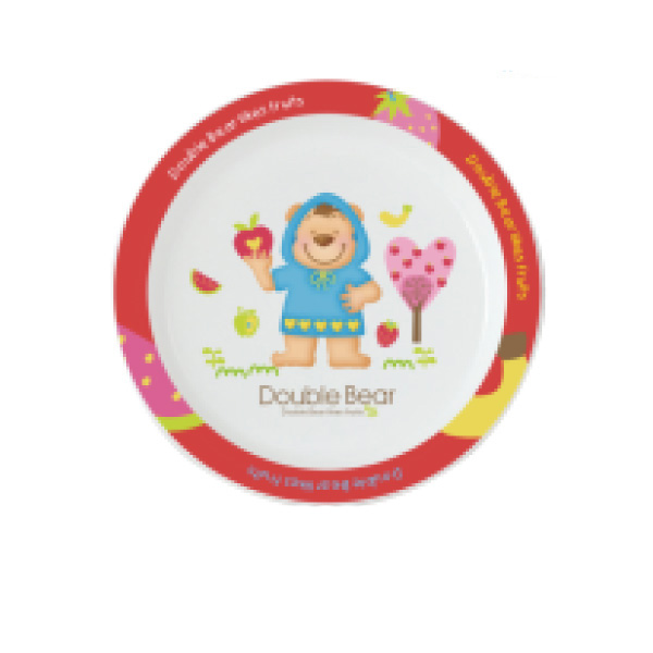 White Flat Dinner Plate
