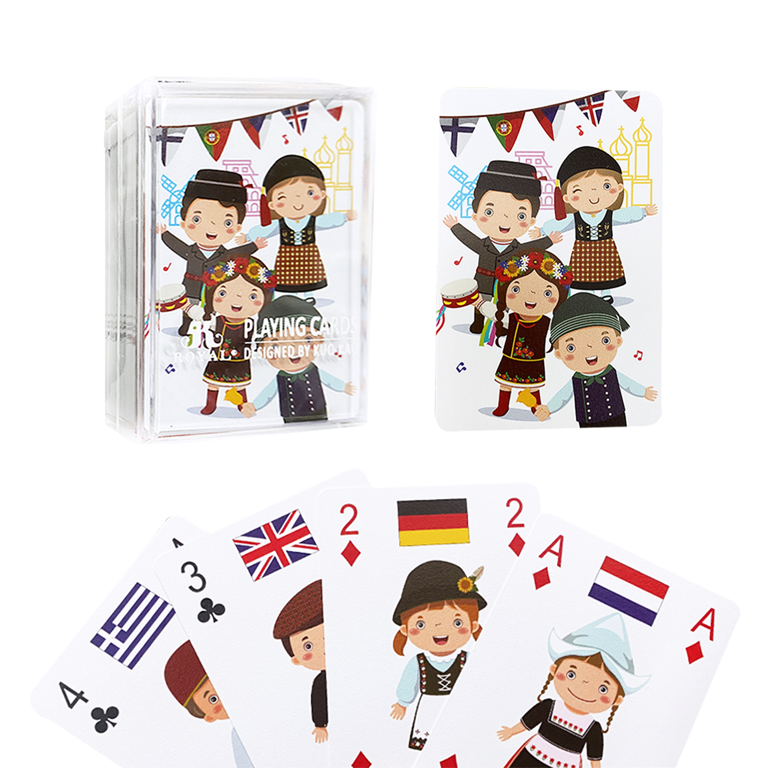 54PCS Europe Culture Education Cards - Dancing Back
