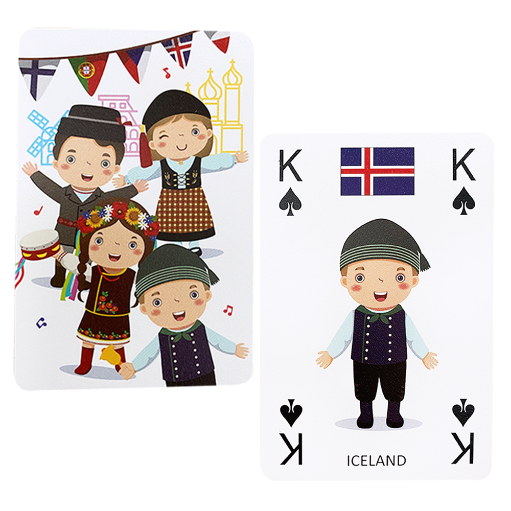 54PCS Europe Culture Education Cards - Dancing Back