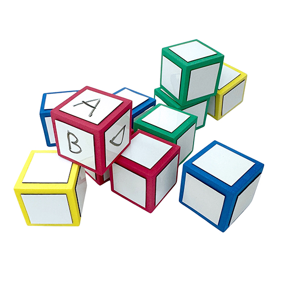 6Pcs 38mm Eva Dice With Magnetic White Board