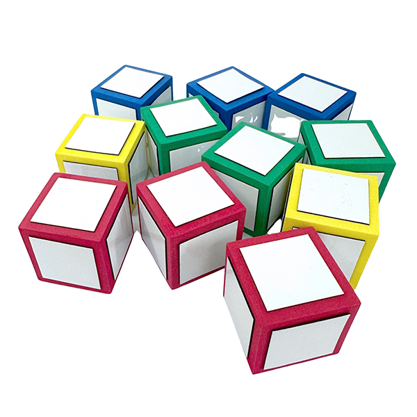 6Pcs 38mm Eva Dice With Magnetic White Board