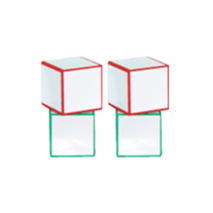4Pcs 60mm Eva Dice With Magnetic White Board