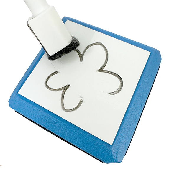2Pcs 60mm Eva Dice With Magnetic White Board