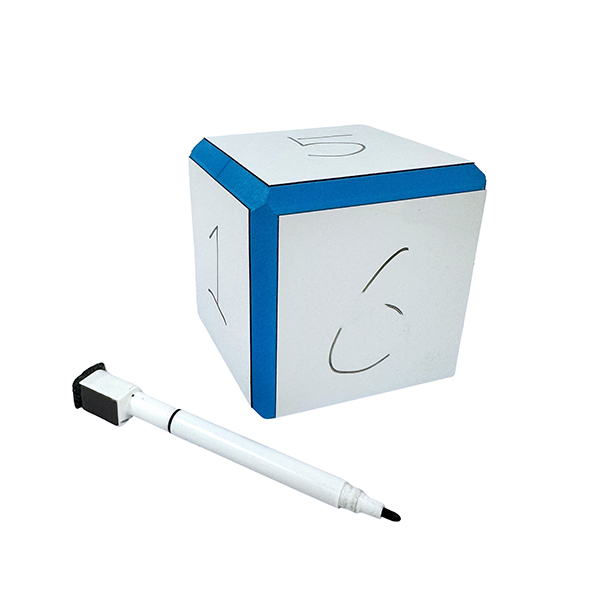 2Pcs 100mm Eva Dice With Magnetic White Board
