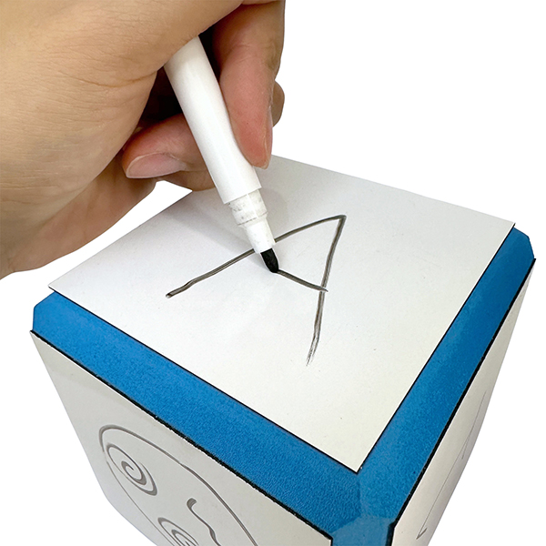 2Pcs 100mm Eva Dice With Magnetic White Board
