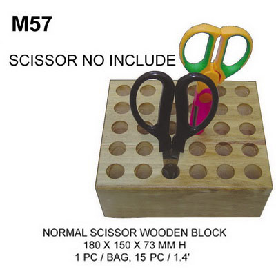 Normal Scissor Wooden Block 