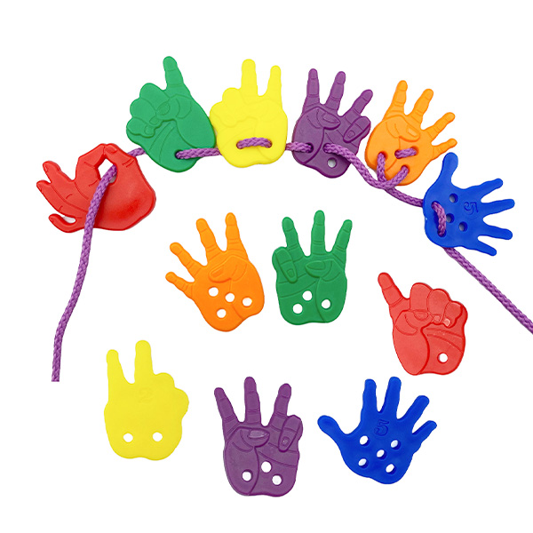 72Pcs Number 0-5 Hands Threading Toy Set