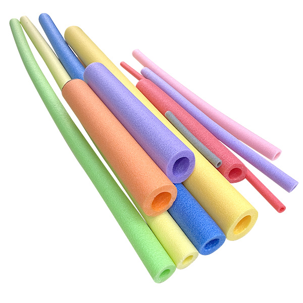 Juego de tubos de espuma de natación huecos de colores de 3 cm de diámetro