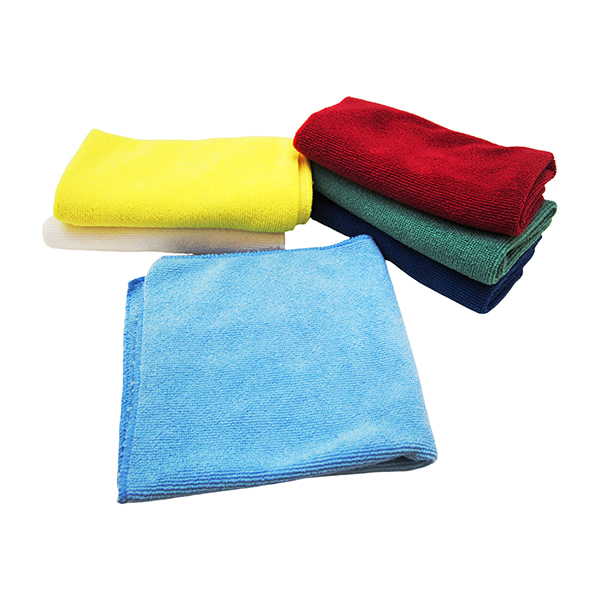 12 Pcs Short-Pile Microfiber Cloth Set