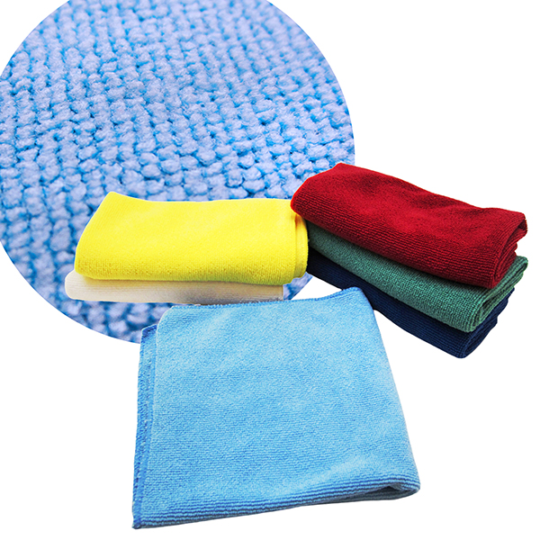 12 Pcs Short-Pile Microfiber Cloth Set