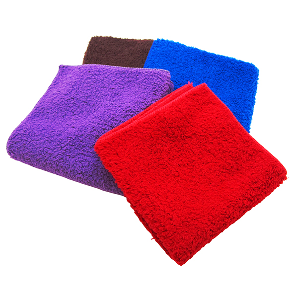 12 Pcs Long-Pile Microfiber Cloth Set