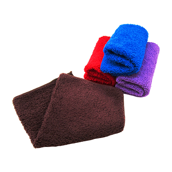 12 Pcs Long-Pile Microfiber Cloth Set