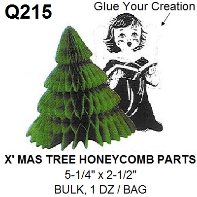 X'MAS TREE HONEYCOMB PARTS