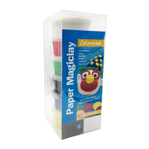 6 Colors Air Dry Light Paper Magic clay