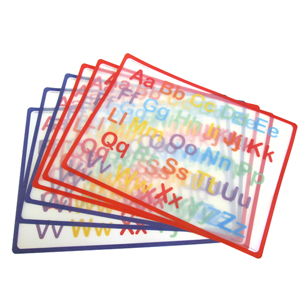 50 x 36 cm Messy Mat ( Alphabet, 5 Pcs Set)