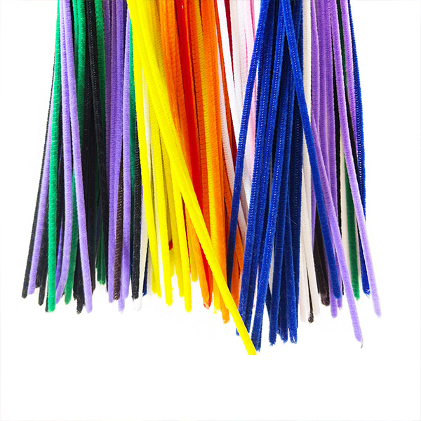 EXTRIc pipe cleaners- 100pc. pipe cleaner purple pipe cleaners-chenille  stems, pipe cleaners craft, fuzzy sticks