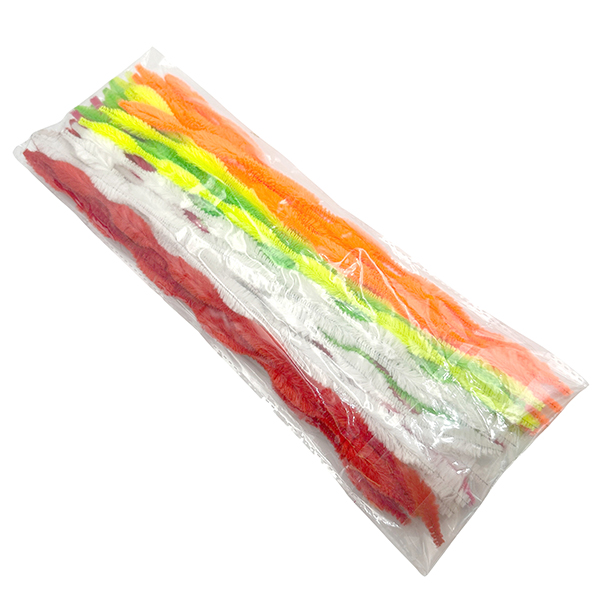 48 Pcs 13mm x 30cm Bump Craft Pipe Cleaners Set