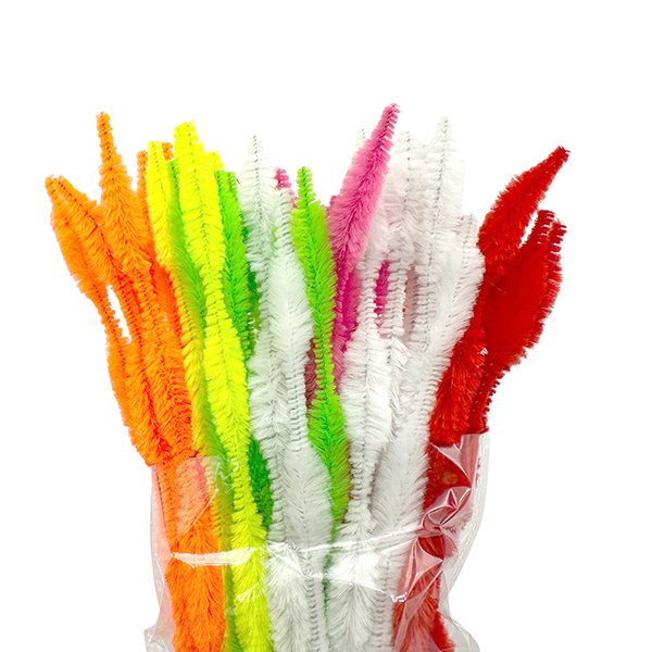48 Pcs 13mm x 30cm  Bump Craft Pipe Cleaners Set
