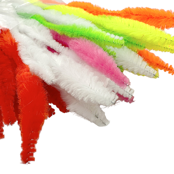 48 Pcs 13mm x 30cm Bump Craft Pipe Cleaners Set