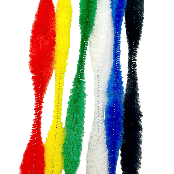 48 Pcs 13mm x 30cm Crafts Bump Fuzzy Sticks