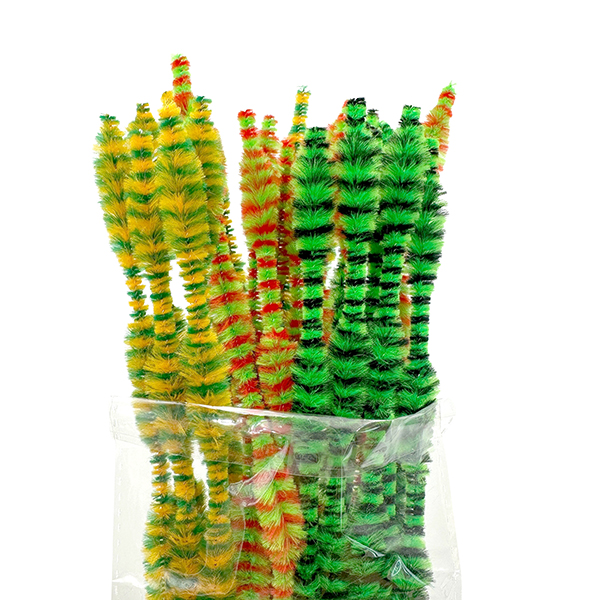 48 Pcs 13mm x 30cm Animal Print Chenille Stems Set